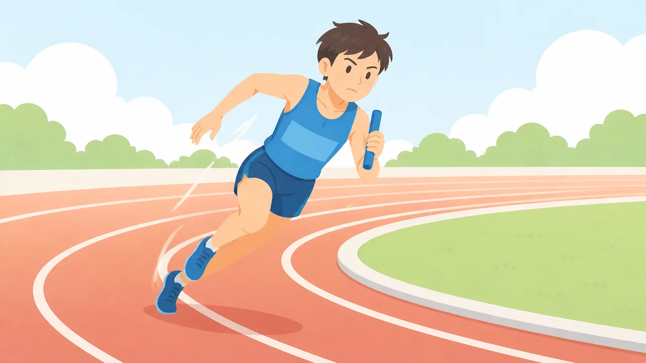 4×100mリレーの3走のコツは?役割とバトンパスの基本
