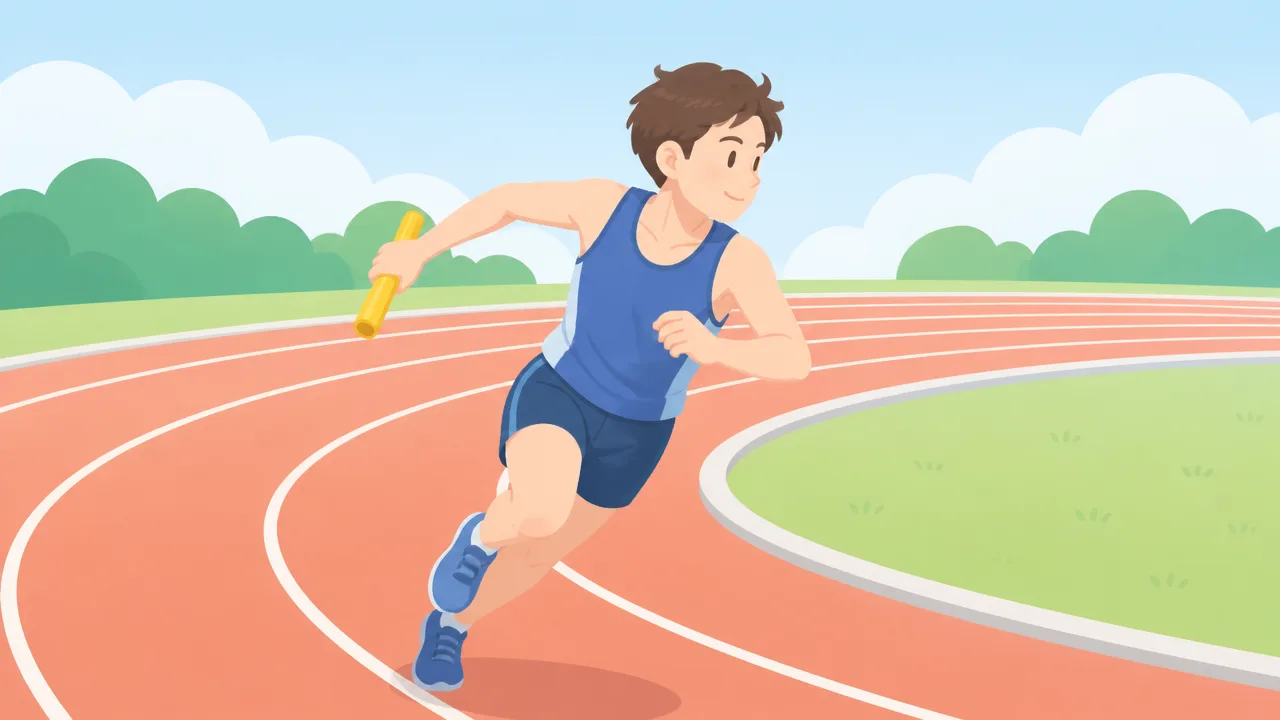 4×100mリレーの3走のコツは?役割とバトンパスの基本