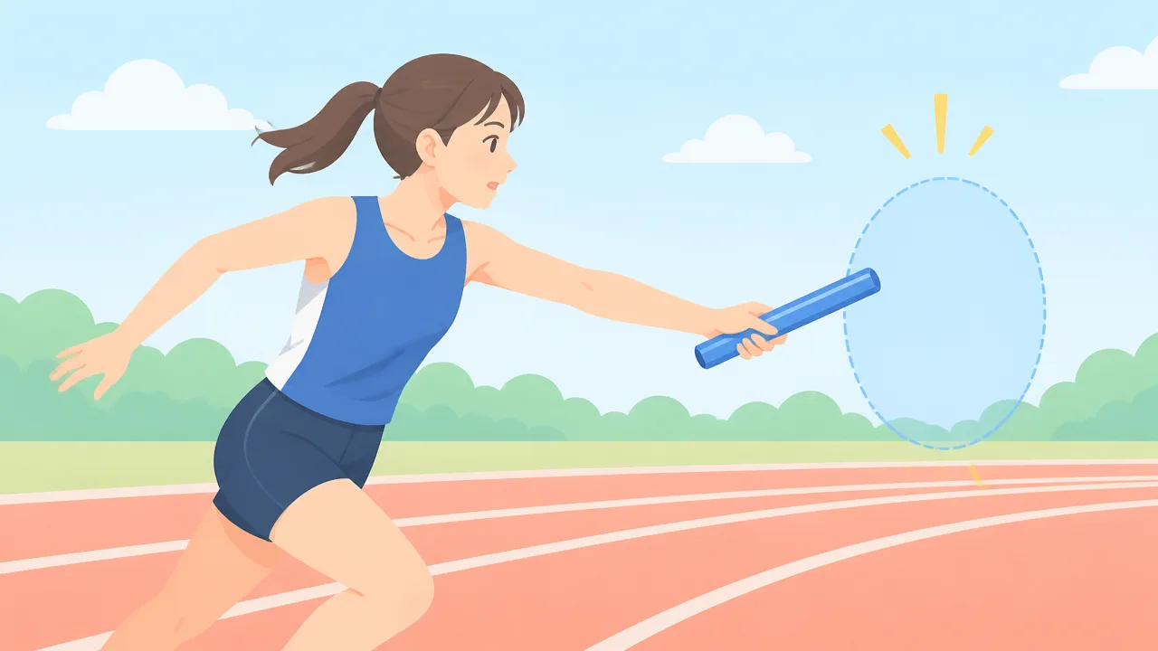 4×100mリレーの3走のコツは?役割とバトンパスの基本