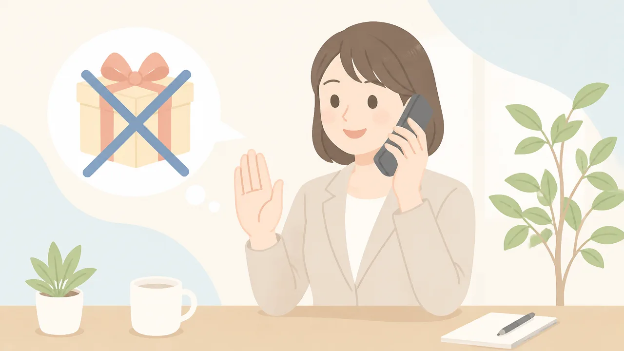 ビジネスで手土産はいらないと伝える言い方と例文集
