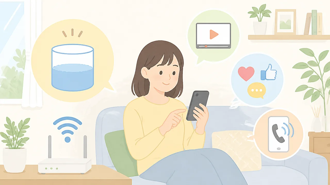 4ギガはどれくらい使える？動画・SNS・通話の目安を解説